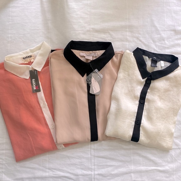 H&M Tops - BUNDLE of THREE Blouses - NWT/Great Condition